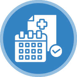 Primary care doctor performing comprehensive annual wellness exam and health screening at MedHub Clinics in Baltimore County